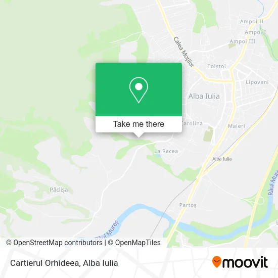 Cartierul Orhideea map