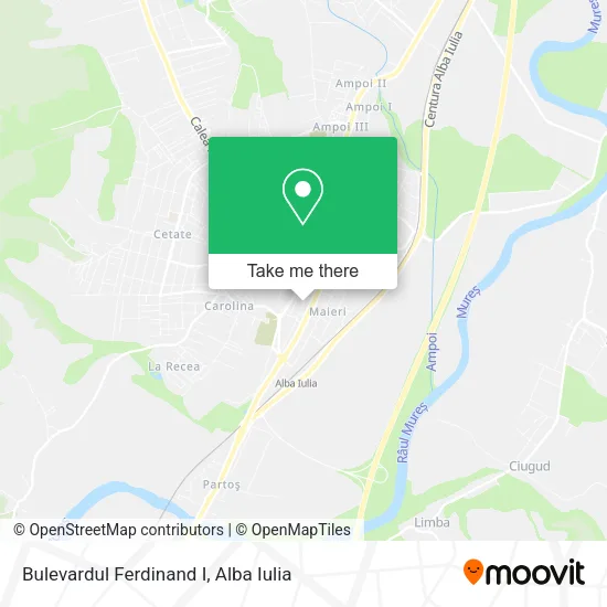 Bulevardul Ferdinand I map