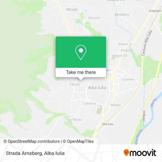 Strada Arnsberg map