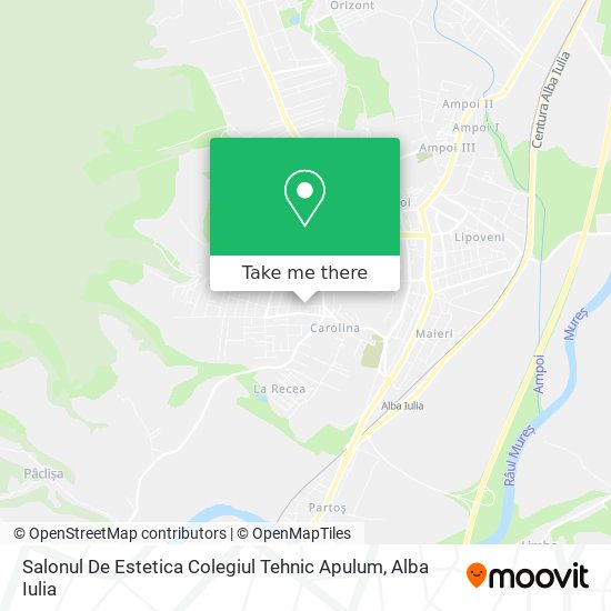 Salonul De Estetica Colegiul Tehnic  Apulum map