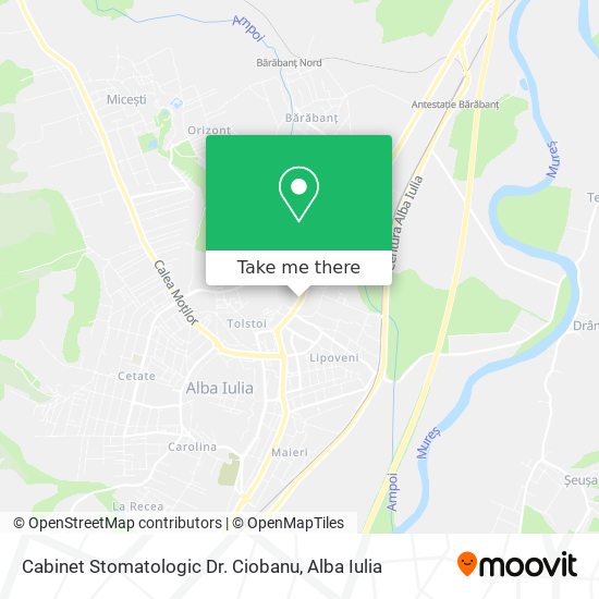 Cabinet Stomatologic Dr. Ciobanu map
