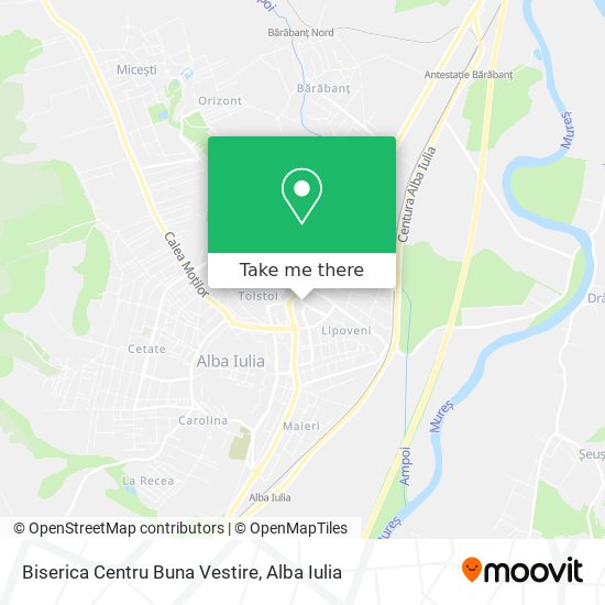 Biserica Centru   Buna Vestire map
