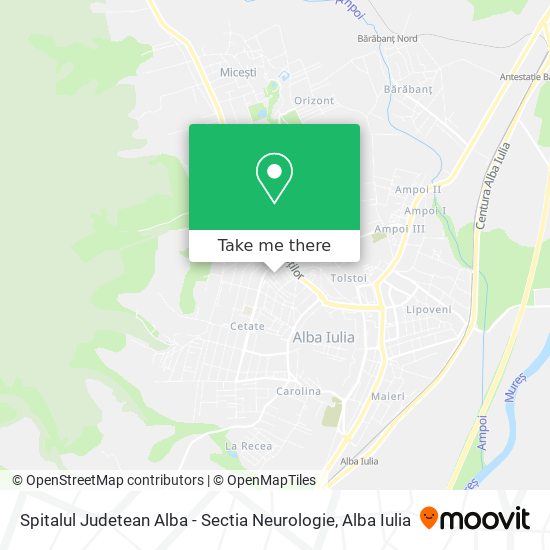 Spitalul Judetean Alba - Sectia Neurologie map