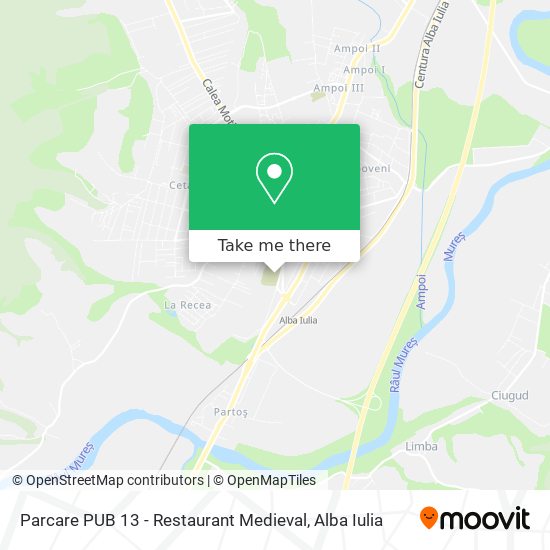 Parcare PUB 13 - Restaurant Medieval map