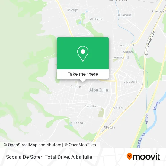 Scoala De Soferi  Total Drive map