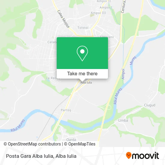 Posta Gara Alba Iulia map