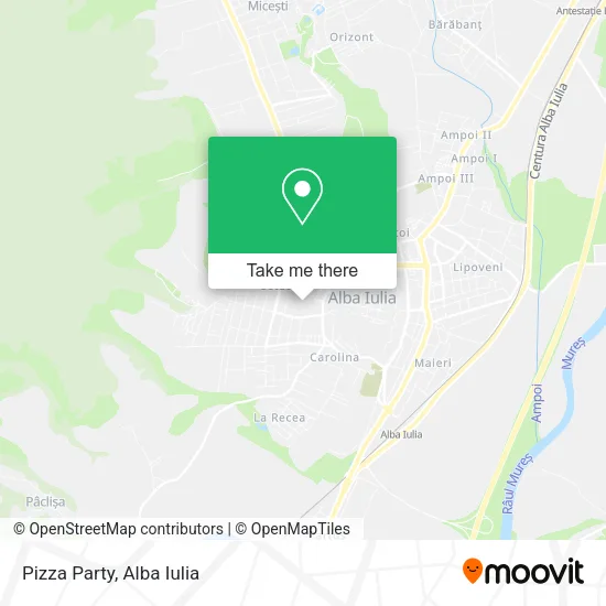 Pizza Party map