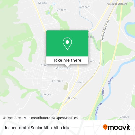 Inspectoratul Școlar Alba map