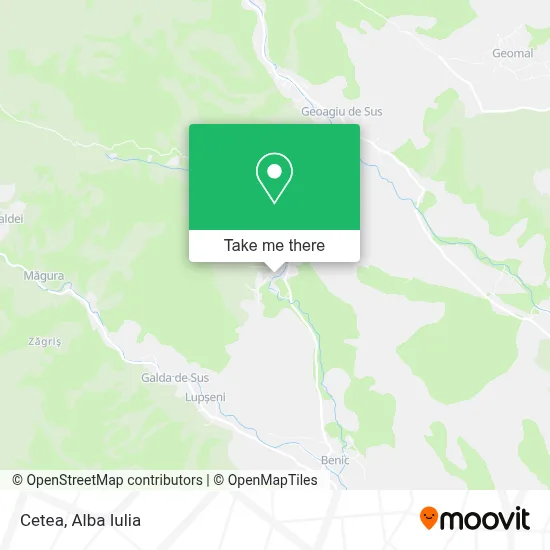 Cetea map