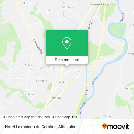 Hotel La maison de Caroline map