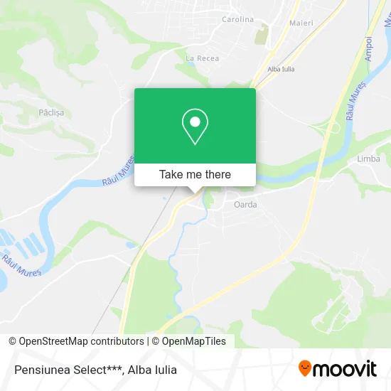 Pensiunea Select*** map