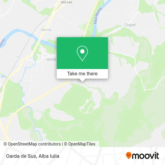 Oarda de Sus map