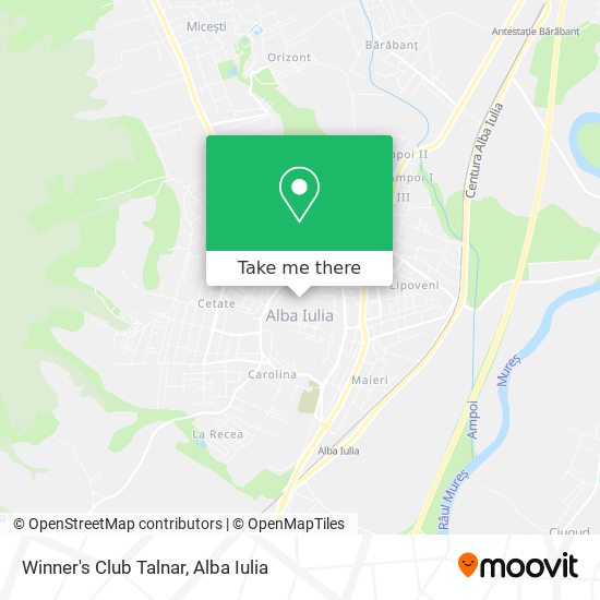 Winner's Club Talnar map