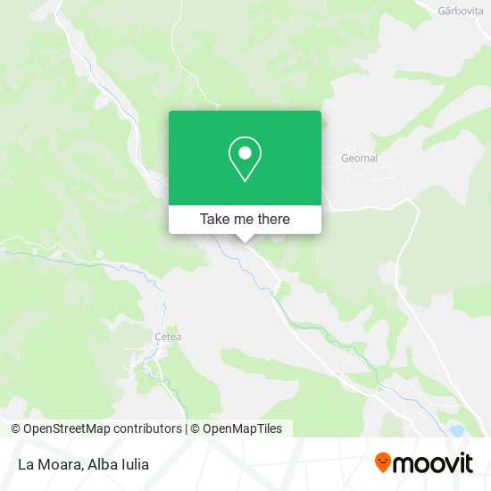 La Moara map