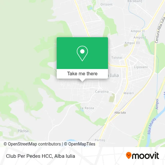 Club Per Pedes HCC map