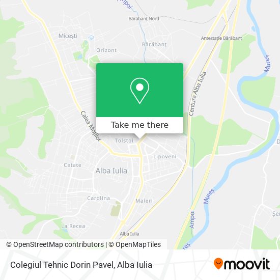 Colegiul Tehnic Dorin Pavel map