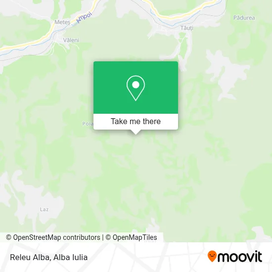 Releu Alba map