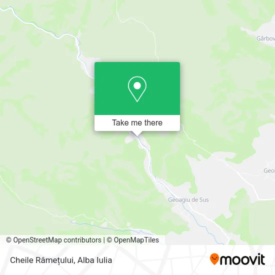 Cheile Râmețului map