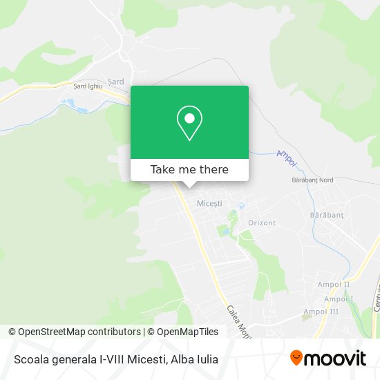 Scoala generala I-VIII Micesti map