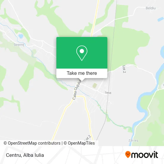 Centru map