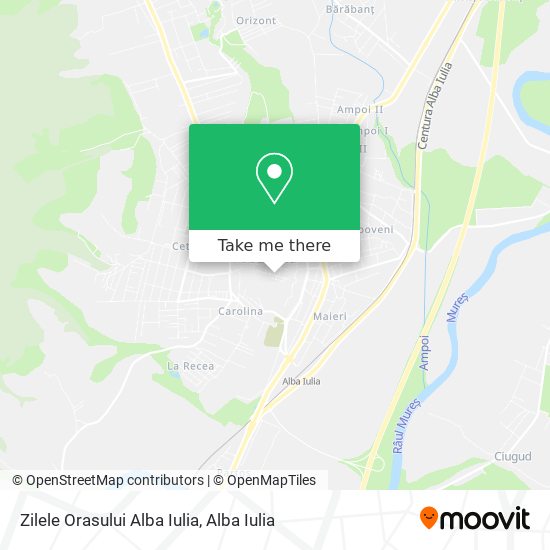 Zilele Orasului Alba Iulia map