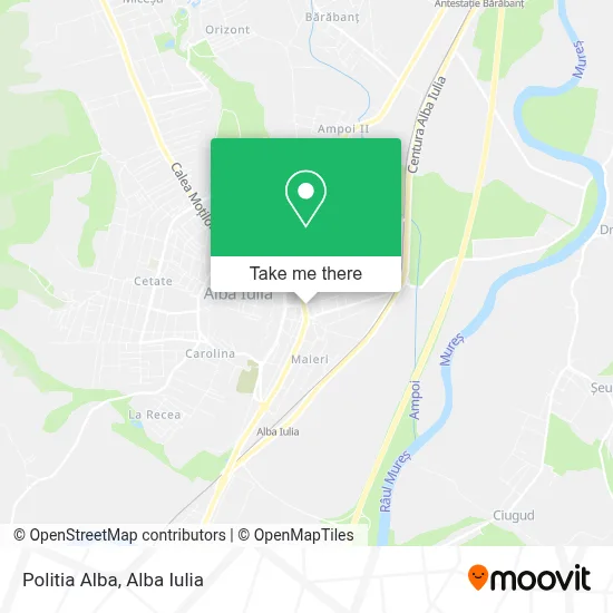 Politia Alba map