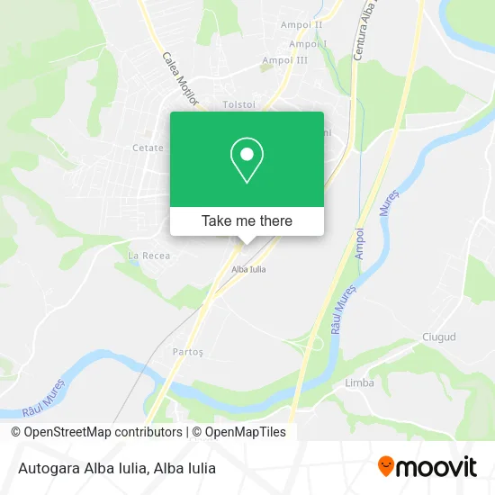 Autogara Alba Iulia map