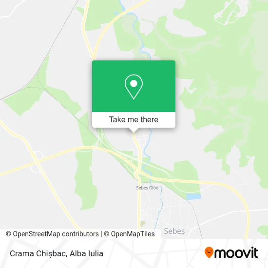 Crama Chișbac map