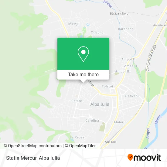 Statie Mercur map
