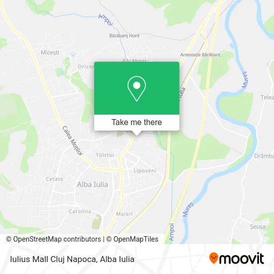 Iulius Mall Cluj Napoca map