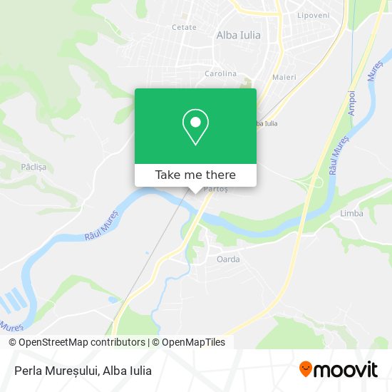 Perla Mureșului map