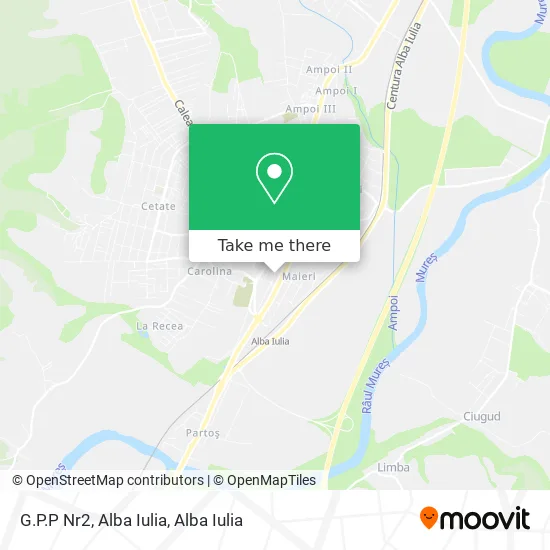 G.P.P Nr2, Alba Iulia map