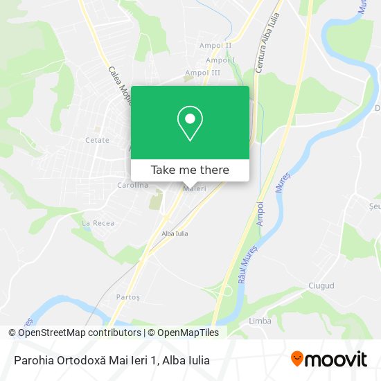 Parohia Ortodoxă Mai Ieri 1 map
