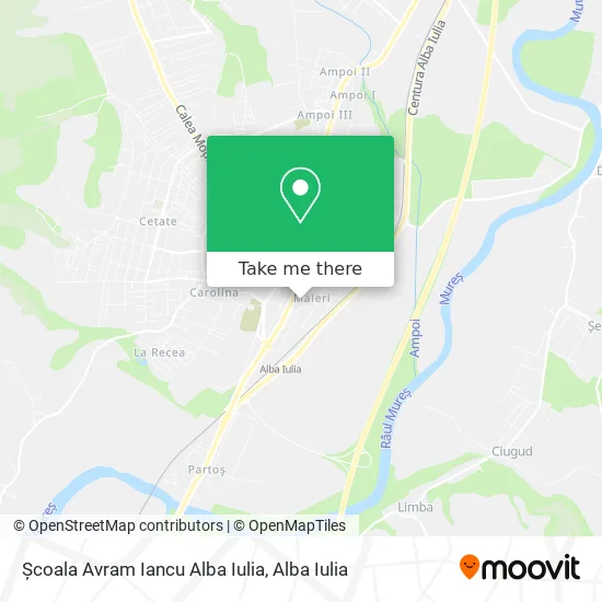 Școala Avram Iancu Alba Iulia map