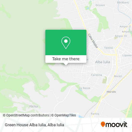 Green House Alba Iulia map