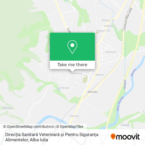 Direcția Sanitară Veterinară și Pentru Siguranța Alimentelor map