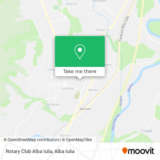 Rotary Club Alba Iulia map