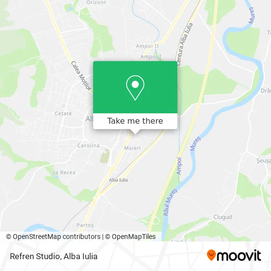 Refren Studio map