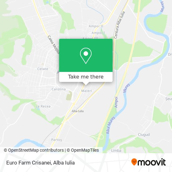 Euro Farm Crisanei map