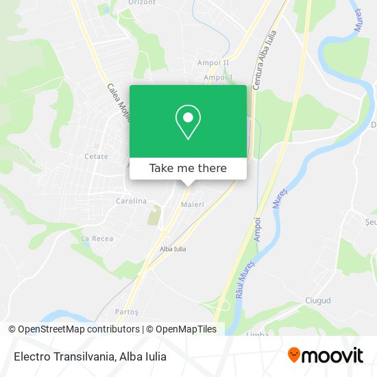 Electro Transilvania map