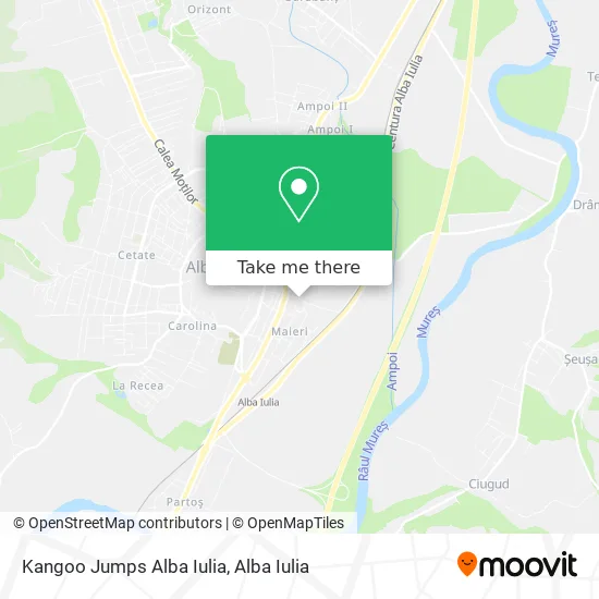 Kangoo Jumps Alba Iulia map