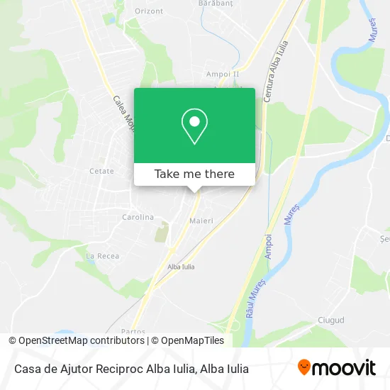 Casa de Ajutor Reciproc Alba Iulia map