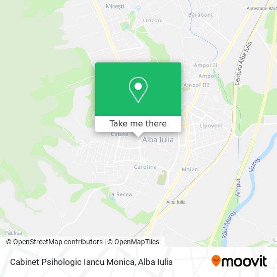 Cabinet Psihologic Iancu Monica map