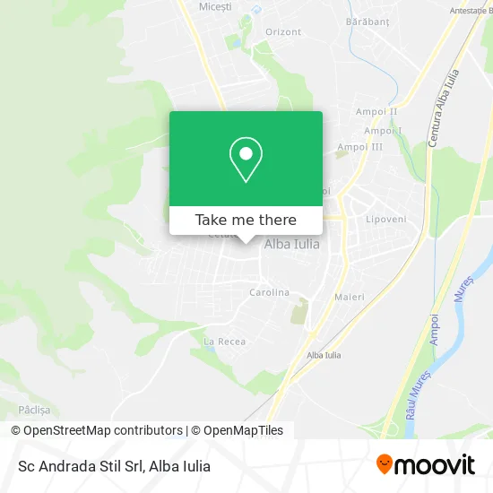 Sc Andrada Stil Srl map