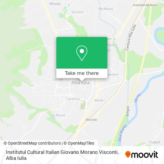 Institutul Cultural Italian Giovano Morano Visconti map