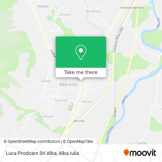 Luca Prodcarn Srl Alba map