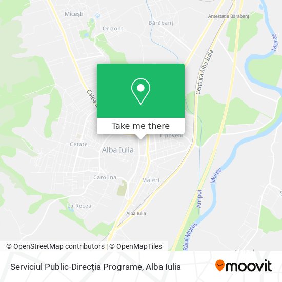 Serviciul Public-Direcția Programe map