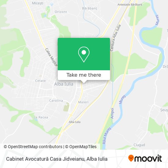 Cabinet Avocatură Casa Jidveianu map