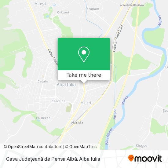 Casa Județeană de Pensii Albă map