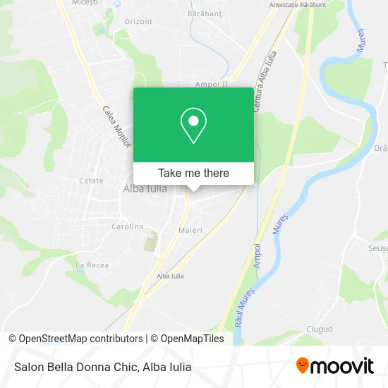 Salon Bella Donna Chic map